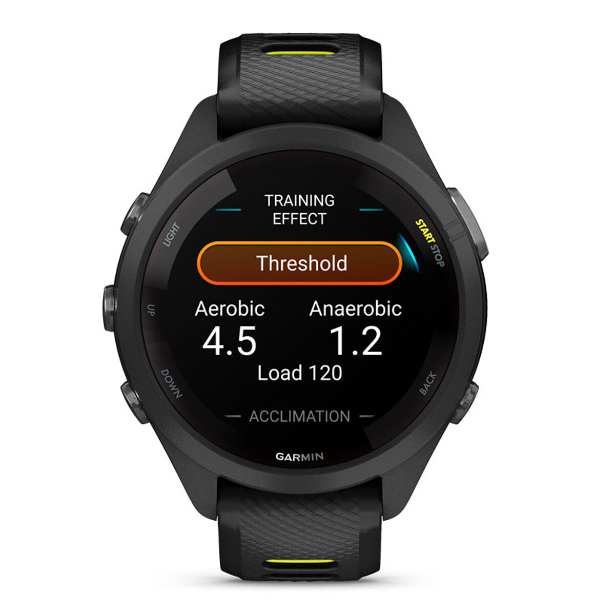 Garmin Forerunner 265S Watch - Black Amp Yellow