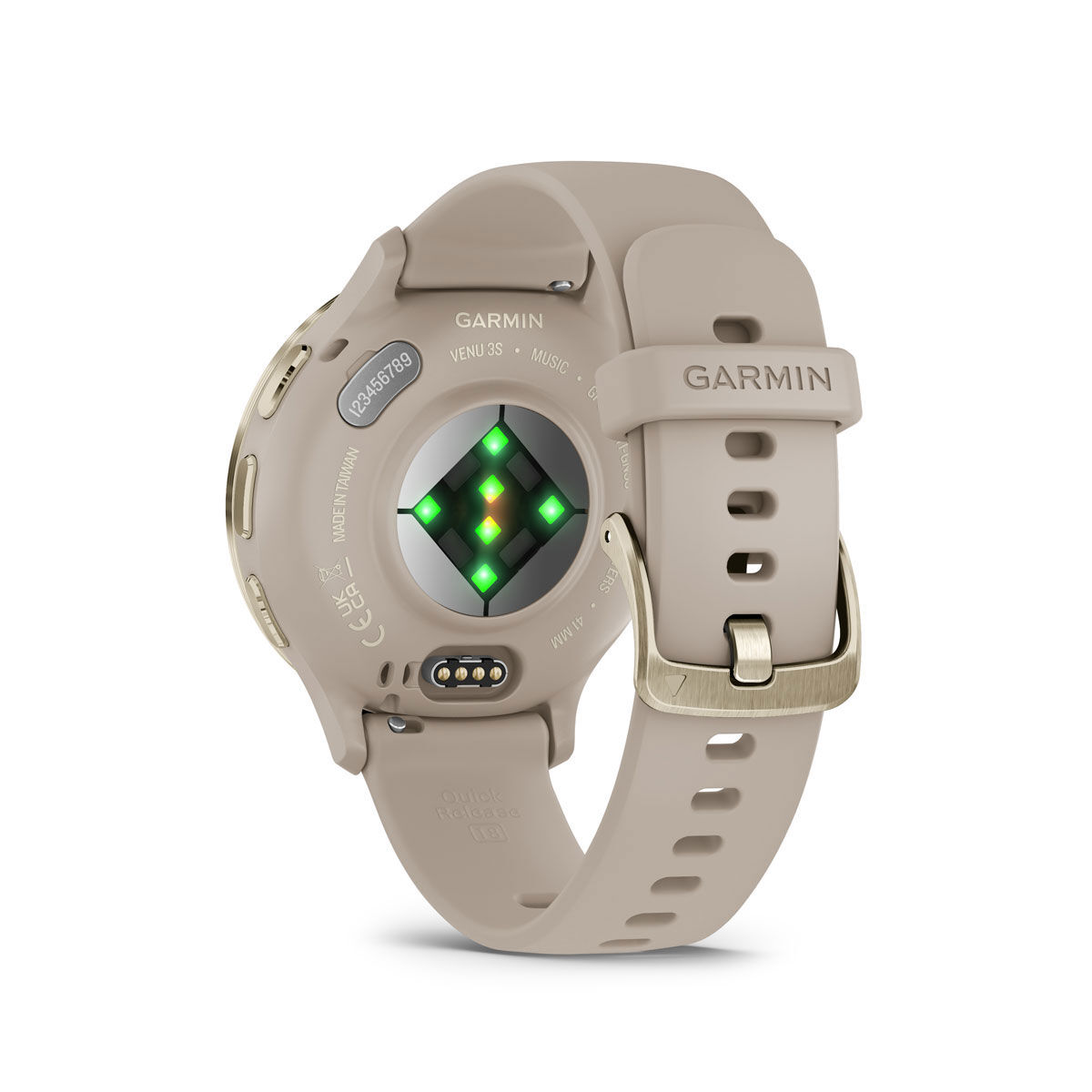 Garmin Venu 3S Watch - French Gray/Soft Gold