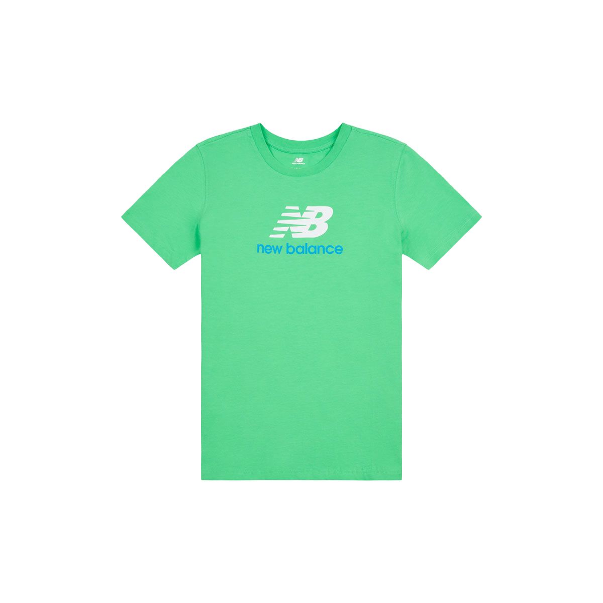 New Balance Junior Jersey Stacked Logo Tee