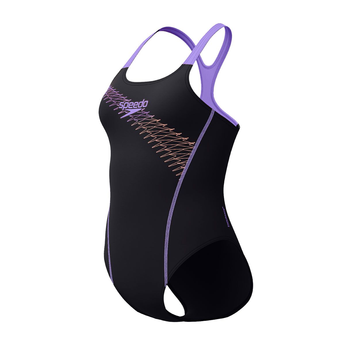 Speedo Womens Medley Logo One Piece Swimsuit
