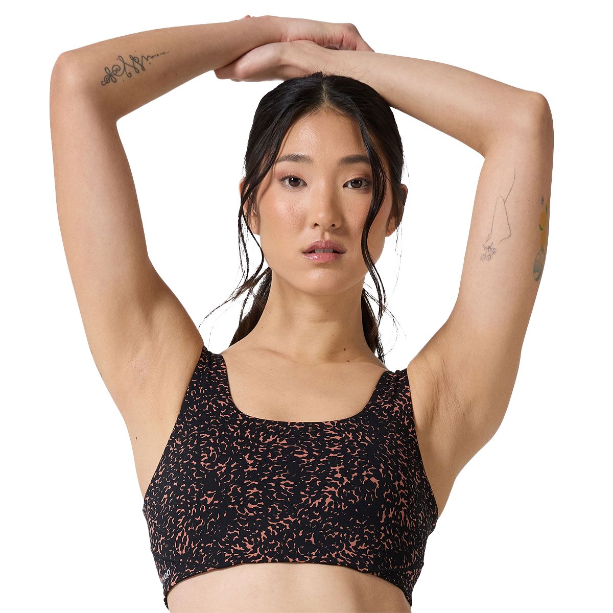 Ell/Voo Womens Averi Crop Sports Bra