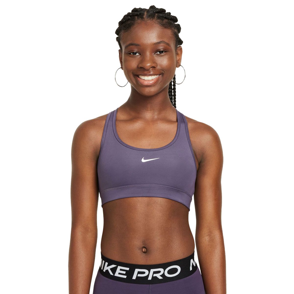 Nike Junior Dri-FIT Swoosh Sports Bra