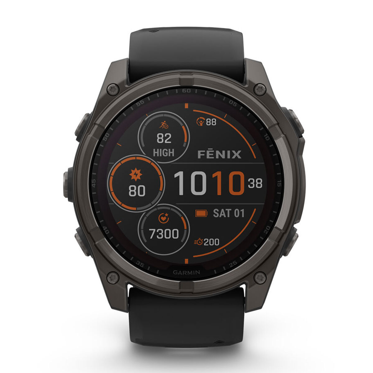 Garmin Fenix 8 51mm Sapphire Solar Watch - Black