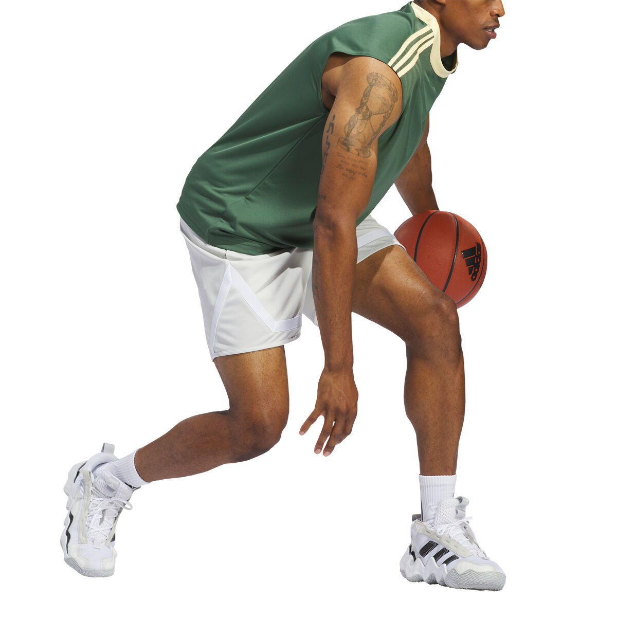 adidas Mens Pro Block Basketball Shorts