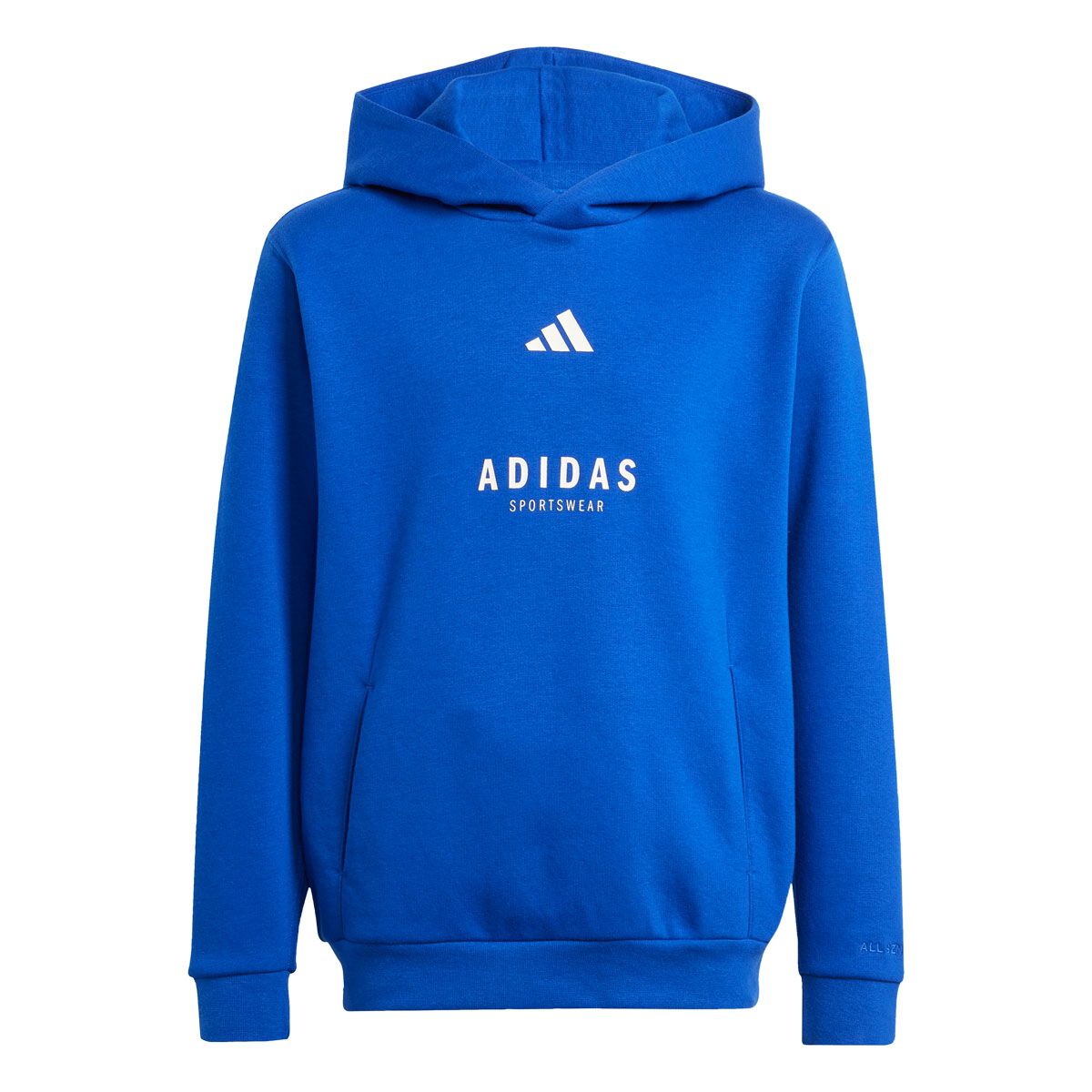 adidas Junior All Season Fleece Graphic Pullover Hoodie
