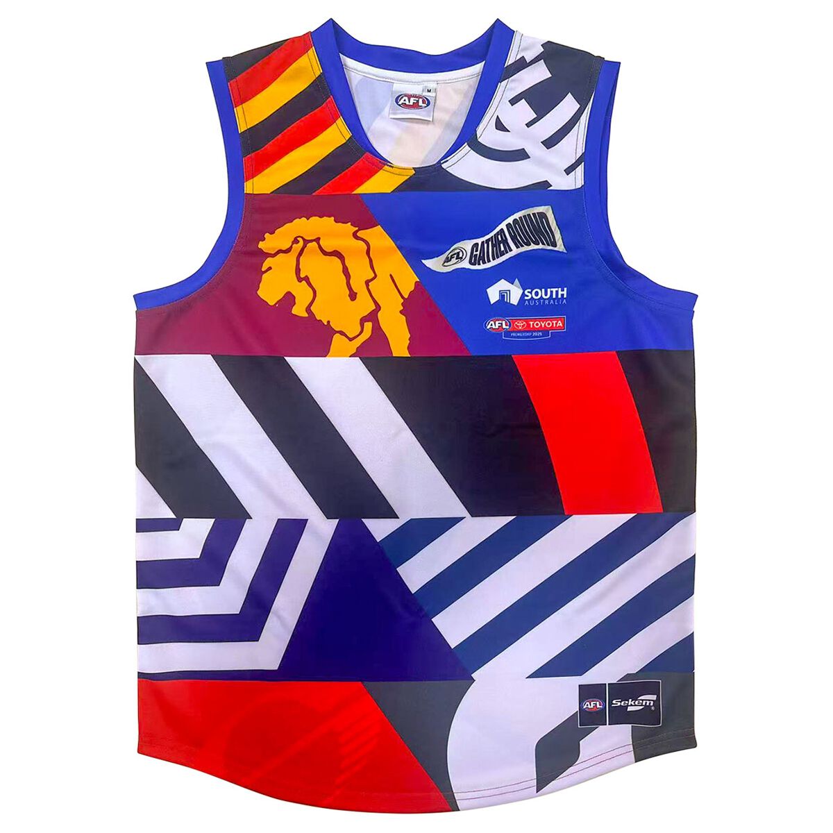 AFL Kids 2025 Gather Round Guernsey Multi 4