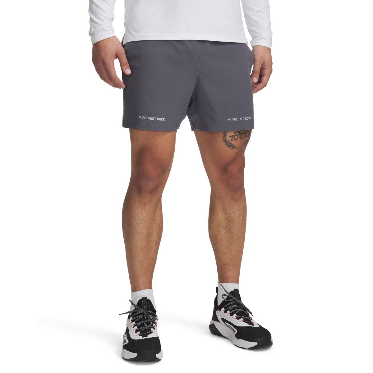Under Armour Mens Project Rock Ultimate 5 Inch Training Shorts