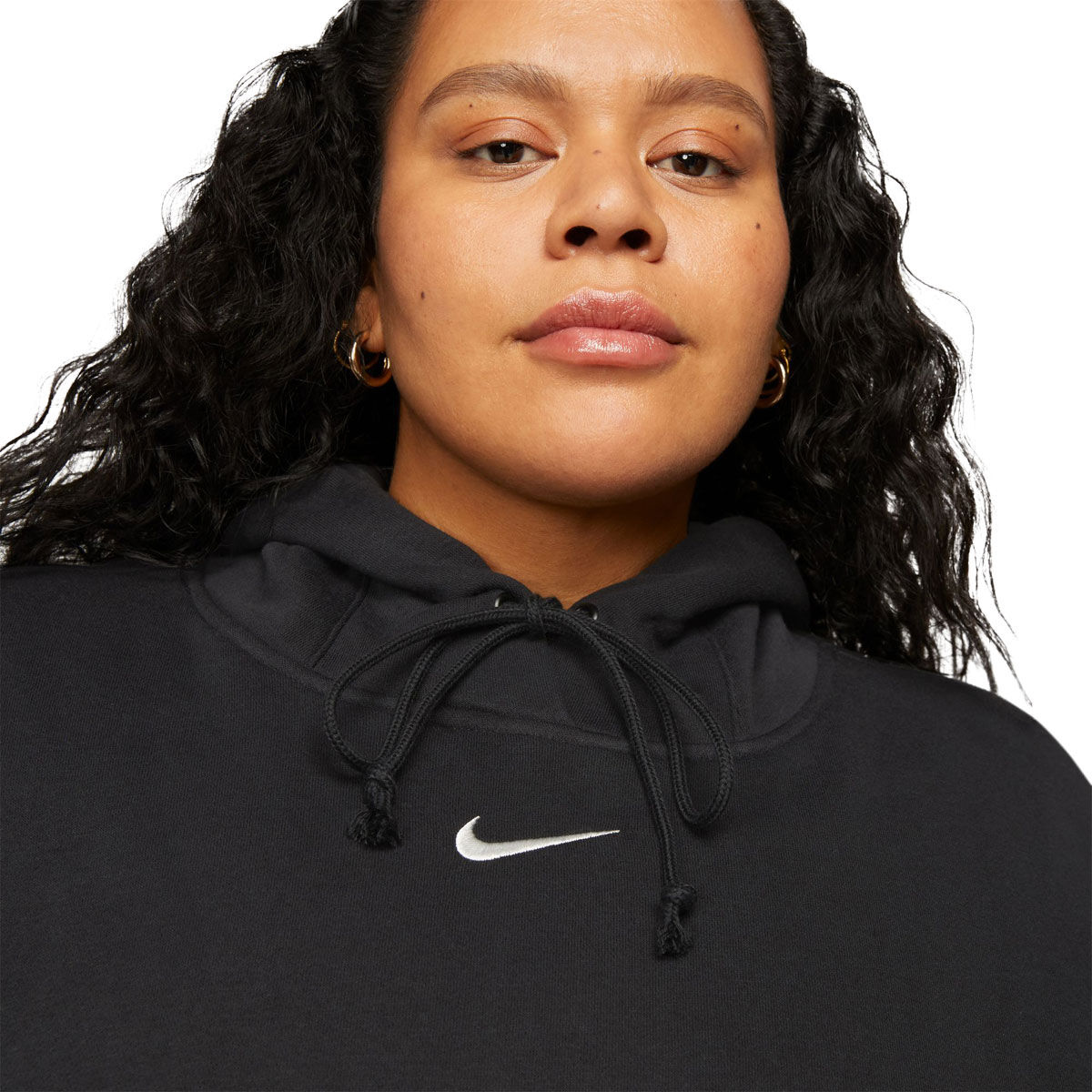 Nike Plus Womens Sportswear Phoenix Fleece Oversized Pullover Hoodie
