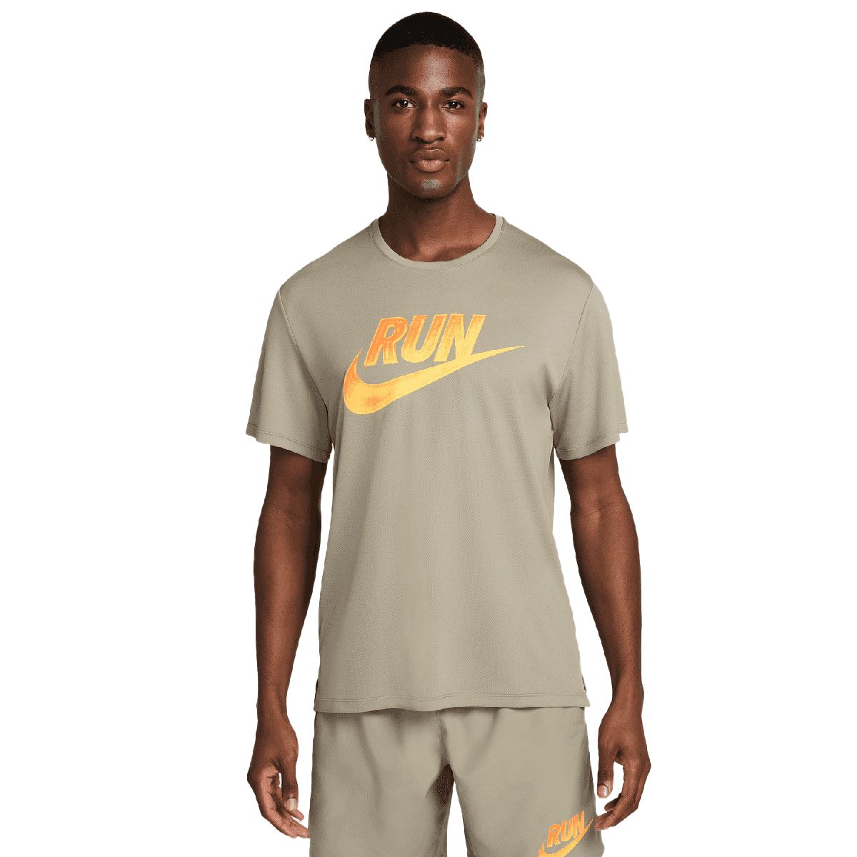 Nike Mens Miler Dri-FIT Run Energy Running Tee