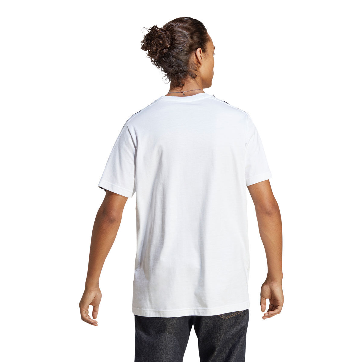 adidas Mens Essentials 3-Stripes Tee