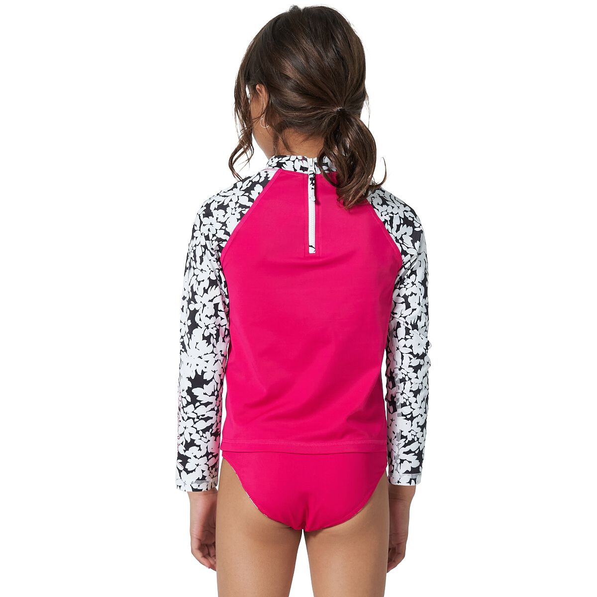 Tahwalhi Little Girls Daisy Burst Long Sleeve Sun Top