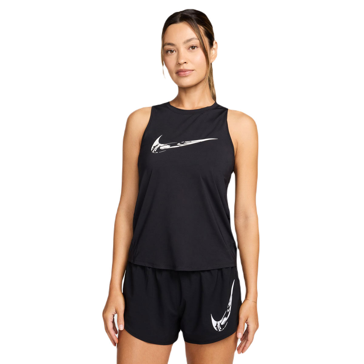 Nike Womens One Dri-FIT Swoosh Graphic Running Tank