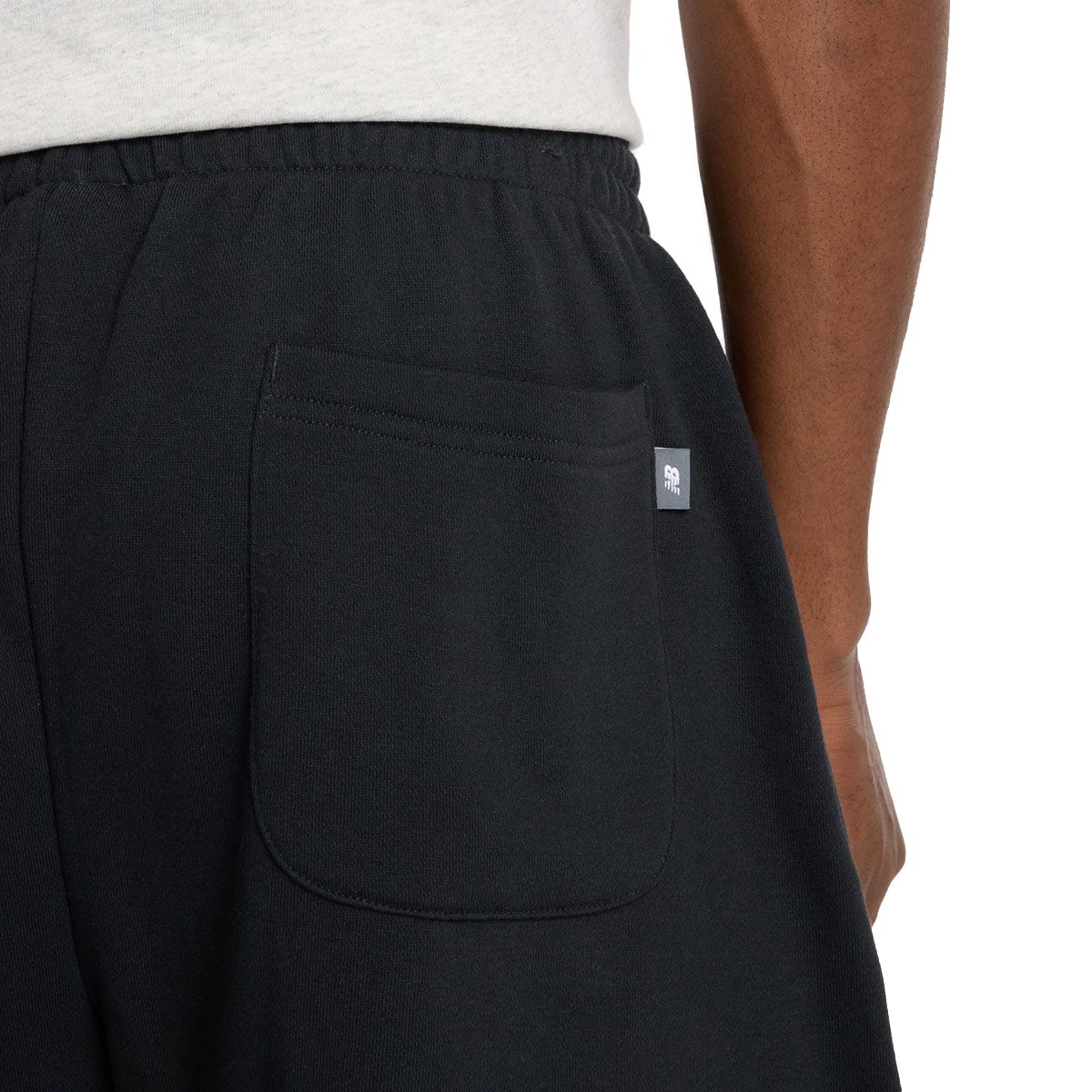 New Balance Mens Linear Graphic French Terry Shorts