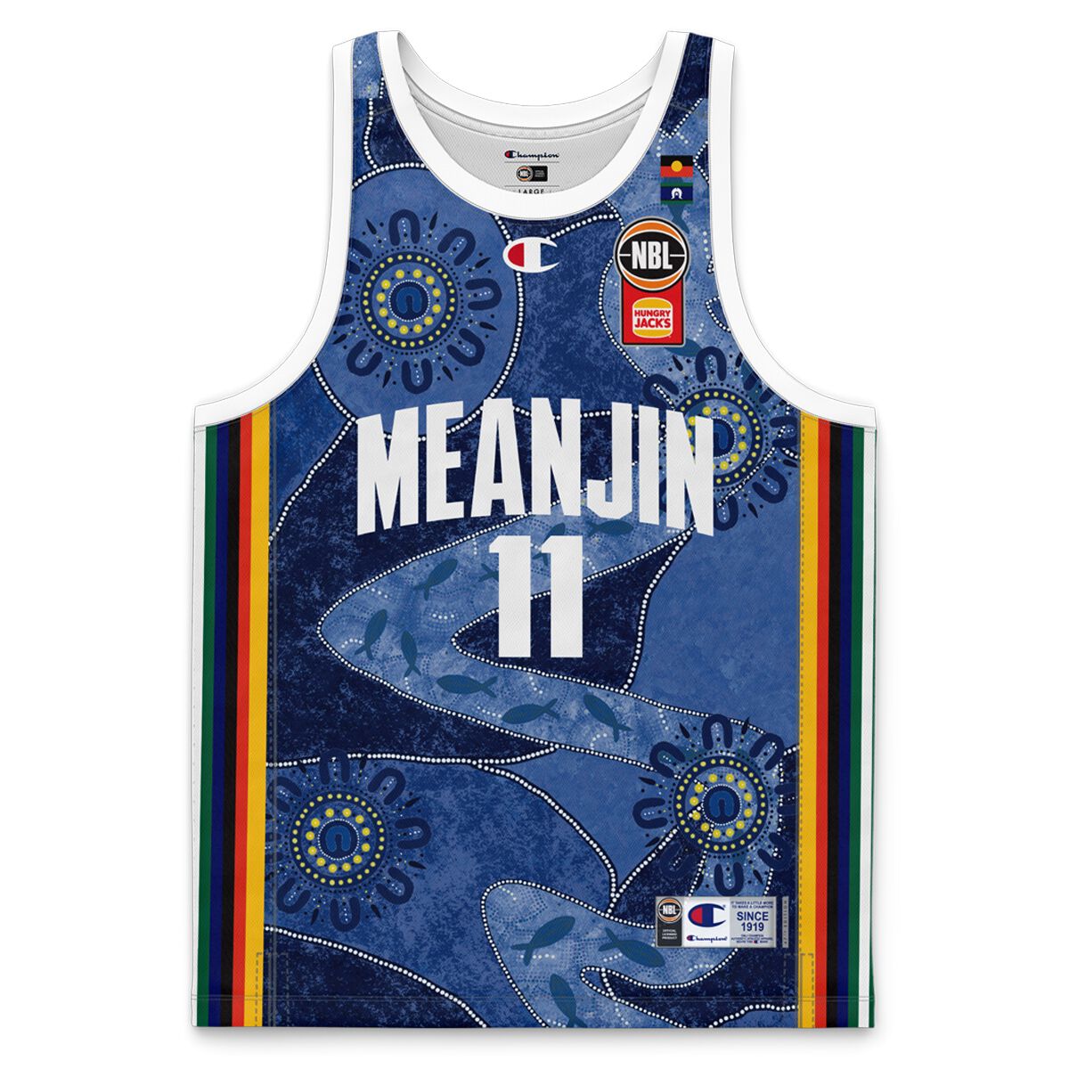 Brisbane Bullets Kids Rocco Zikarsky 2024/25 Indigenous Basketball Jersey