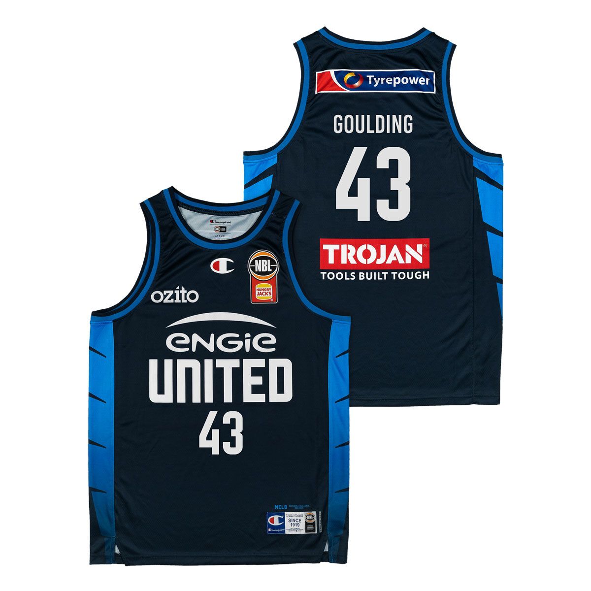 Melbourne United Kids Chris Goulding 2025/26 Home Basketball Jersey