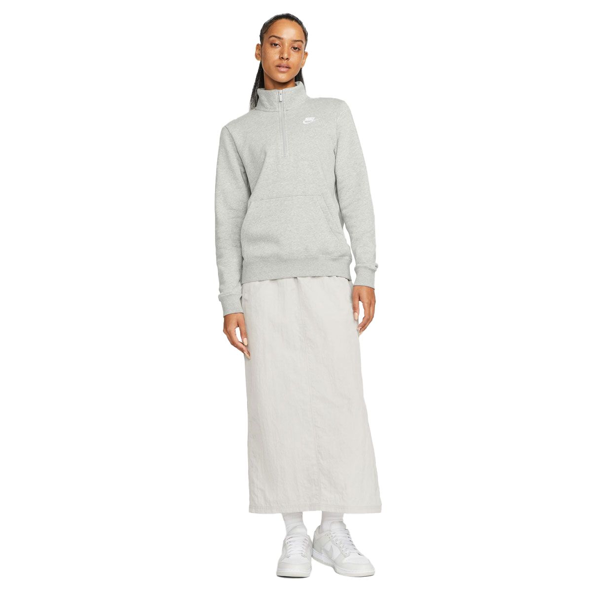 Nike Womens Sportswear Club Fleece Half Zip Pullover