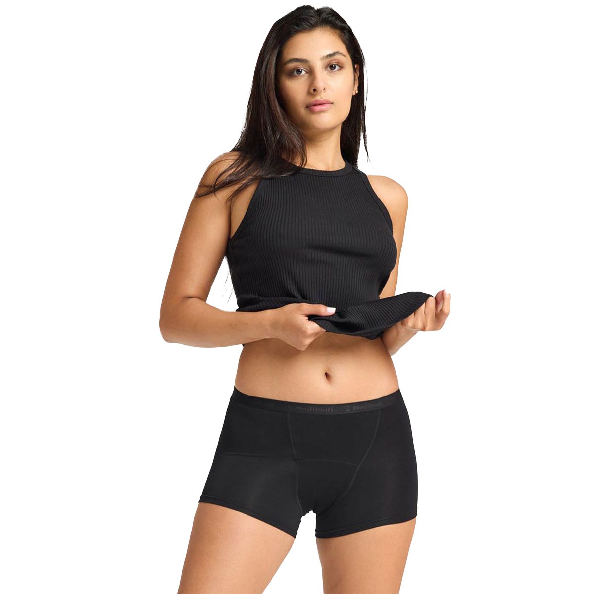 MODIBODI Womens Classic Boyshort Moderate Period Protection Underwear