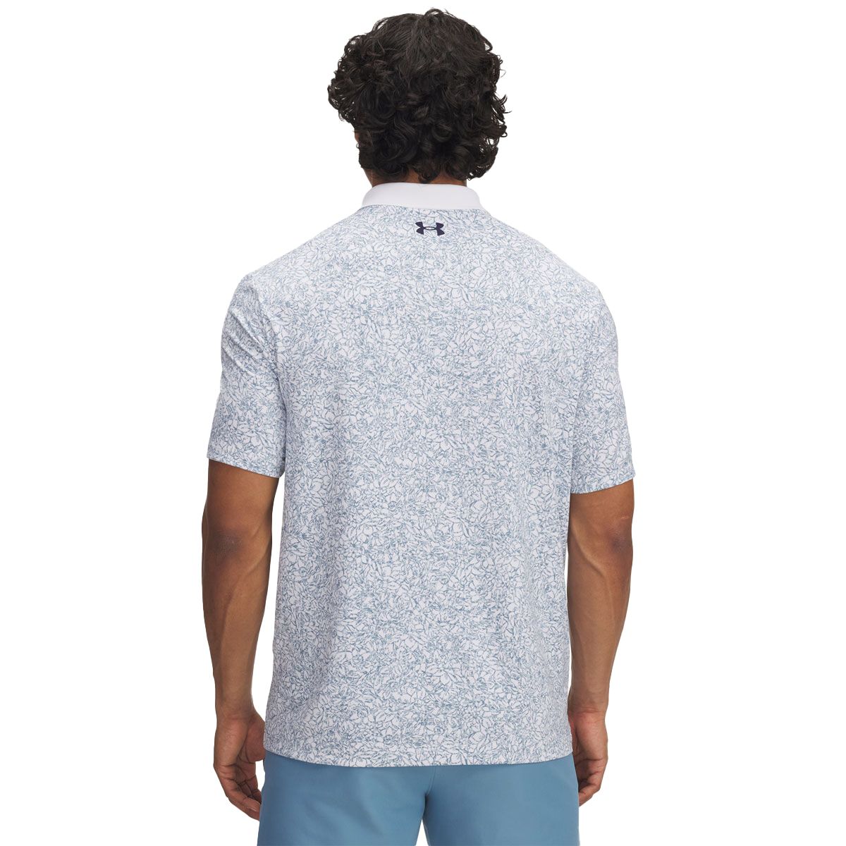 Under Armour Mens Matchplay Printed Golf Polo