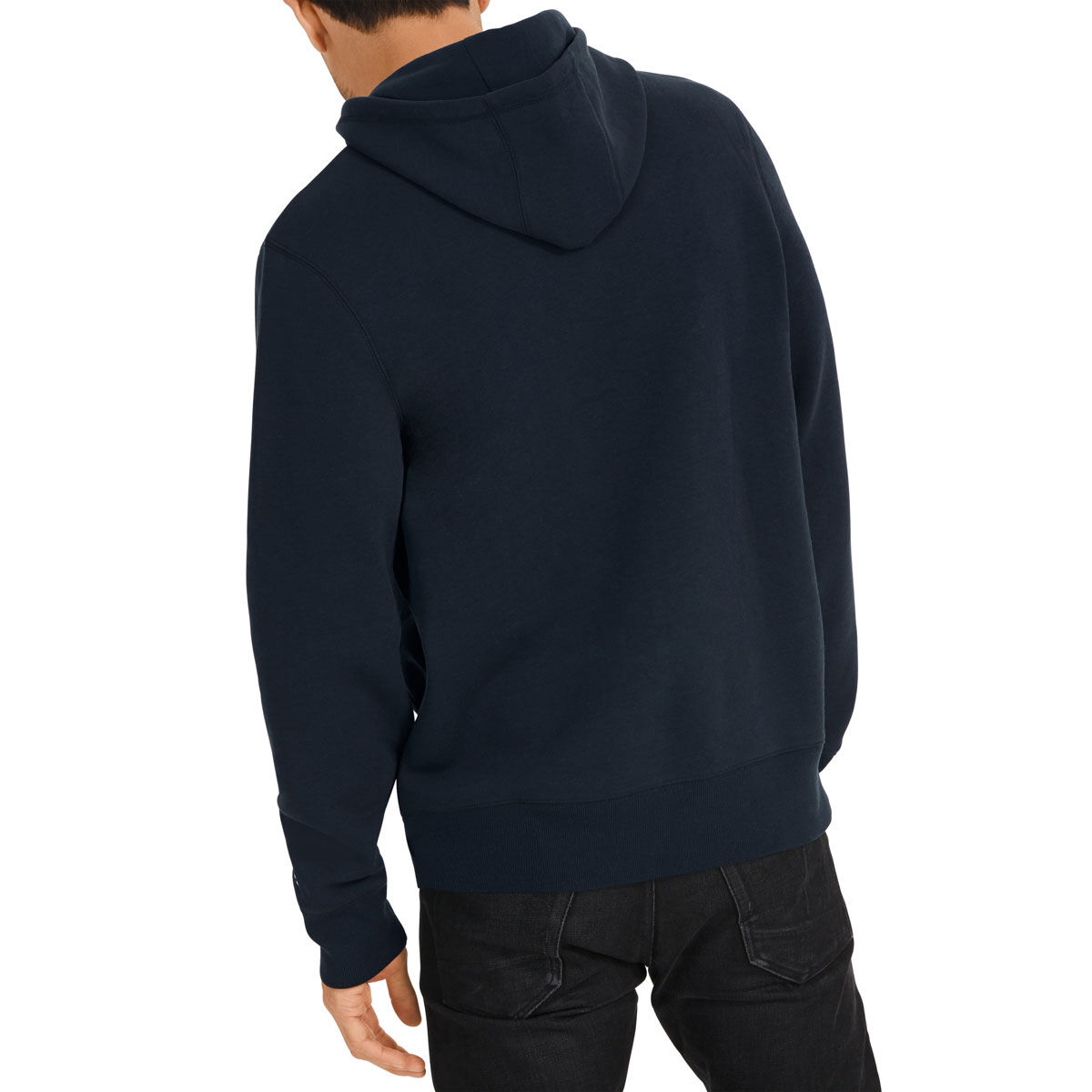 Champion Mens Script Hoodie Navy XL