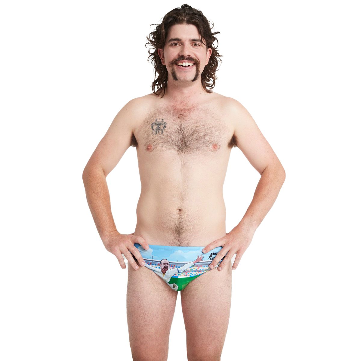 Budgy Smuggler Mens Nathan Lyon Swim Briefs