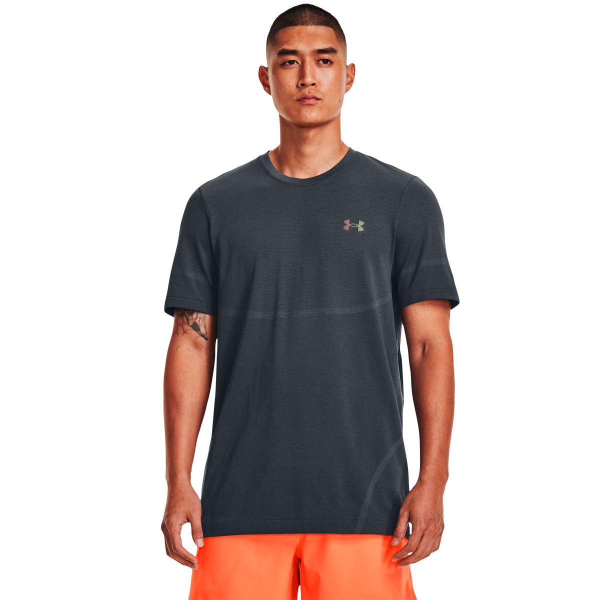 Under Armour Mens UA Rush Seamless Legacy Tee
