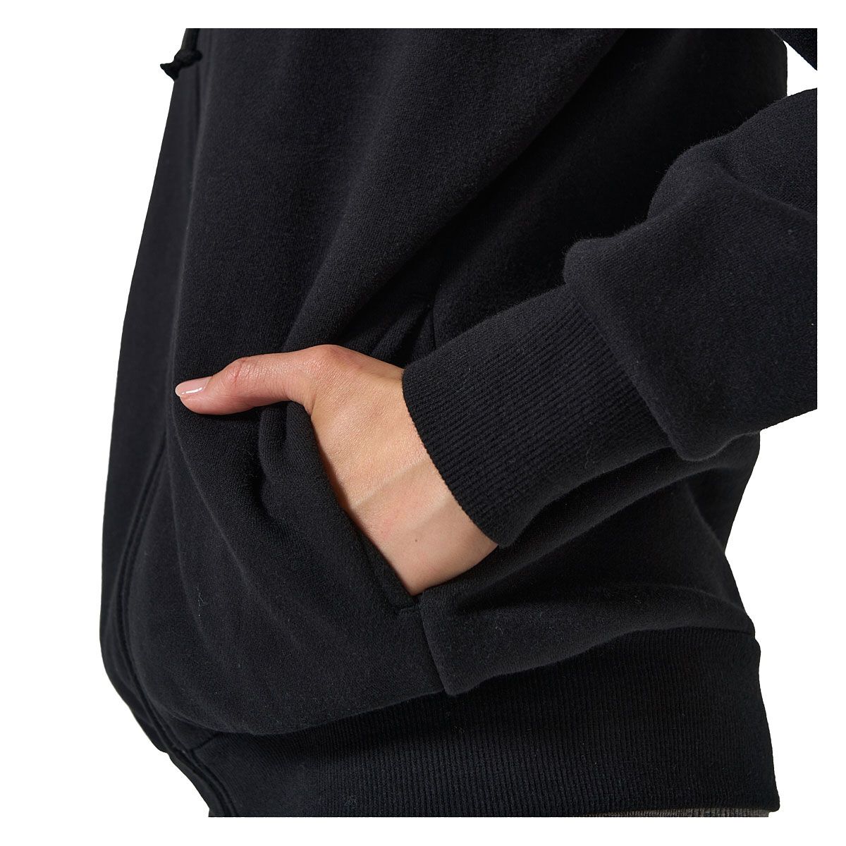 Ell/Voo Womens Mae Fleece Full Zip Hoodie