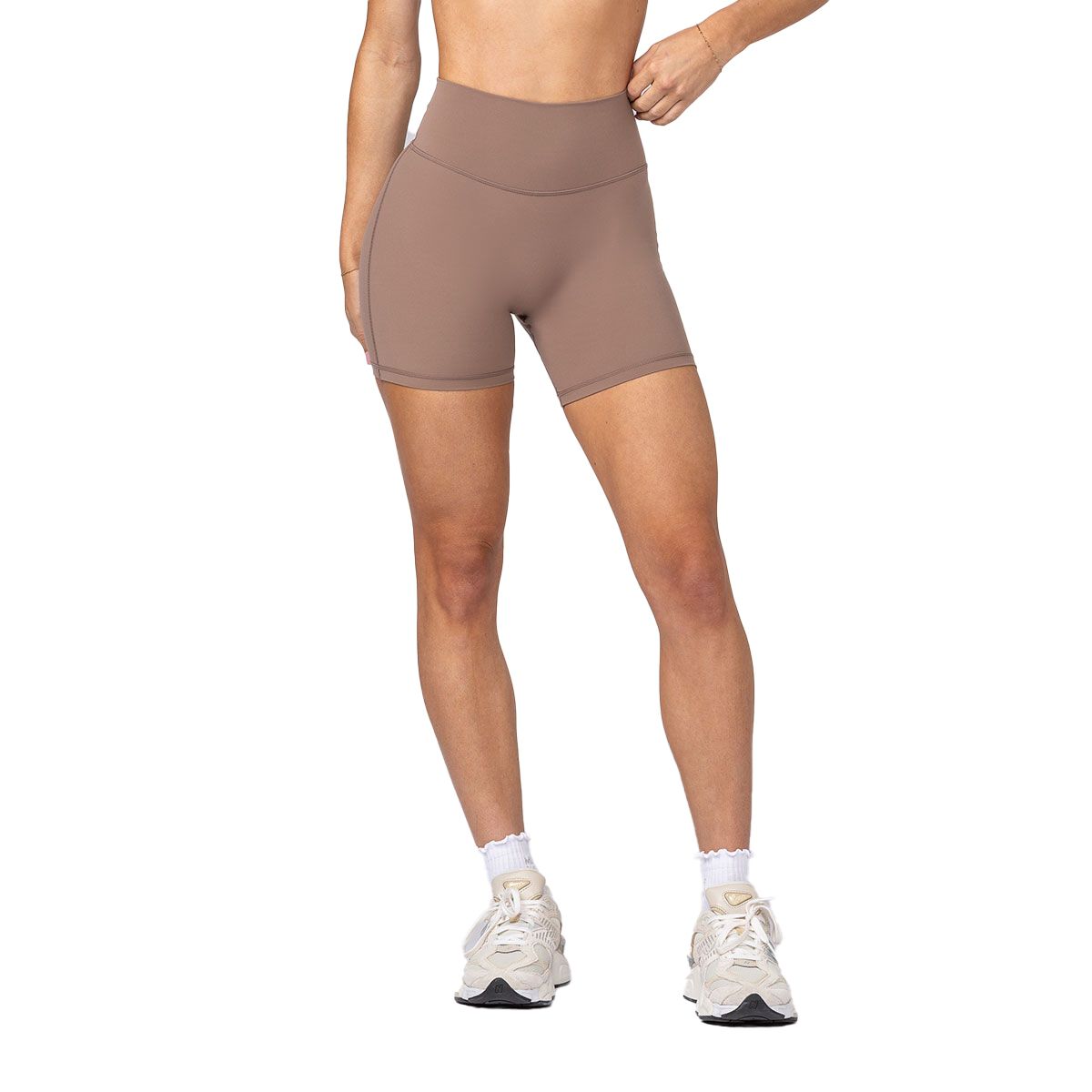 Muscle Nation Womens Aura Peachy Midway Shorts