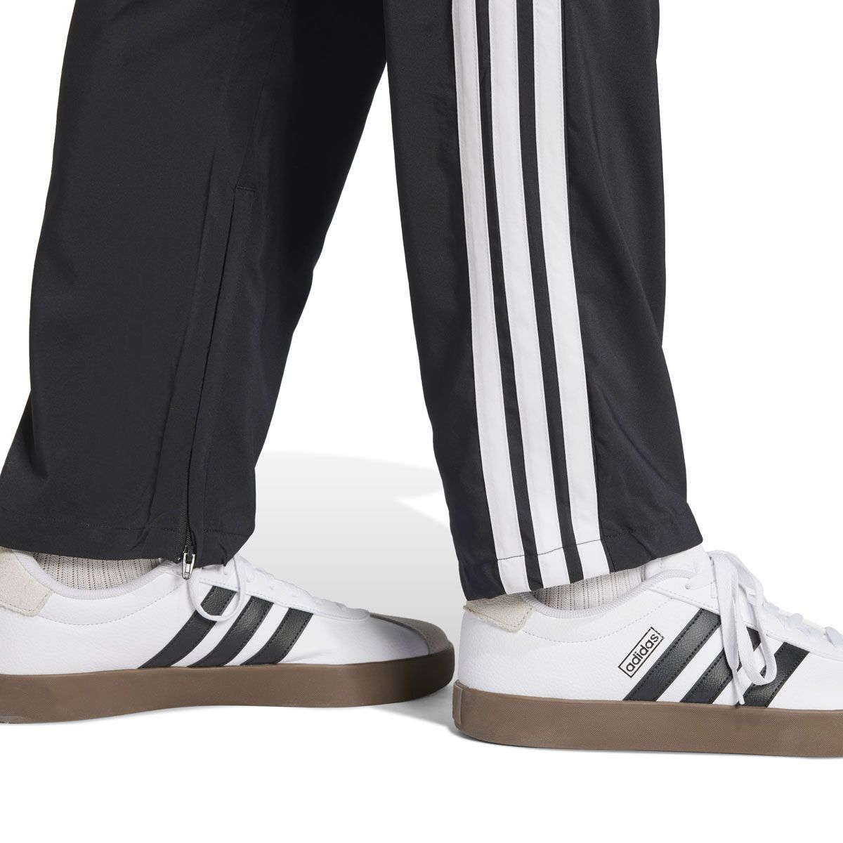 adidas Mens Essentials 3-Stripes Stanford Open Hem Pants