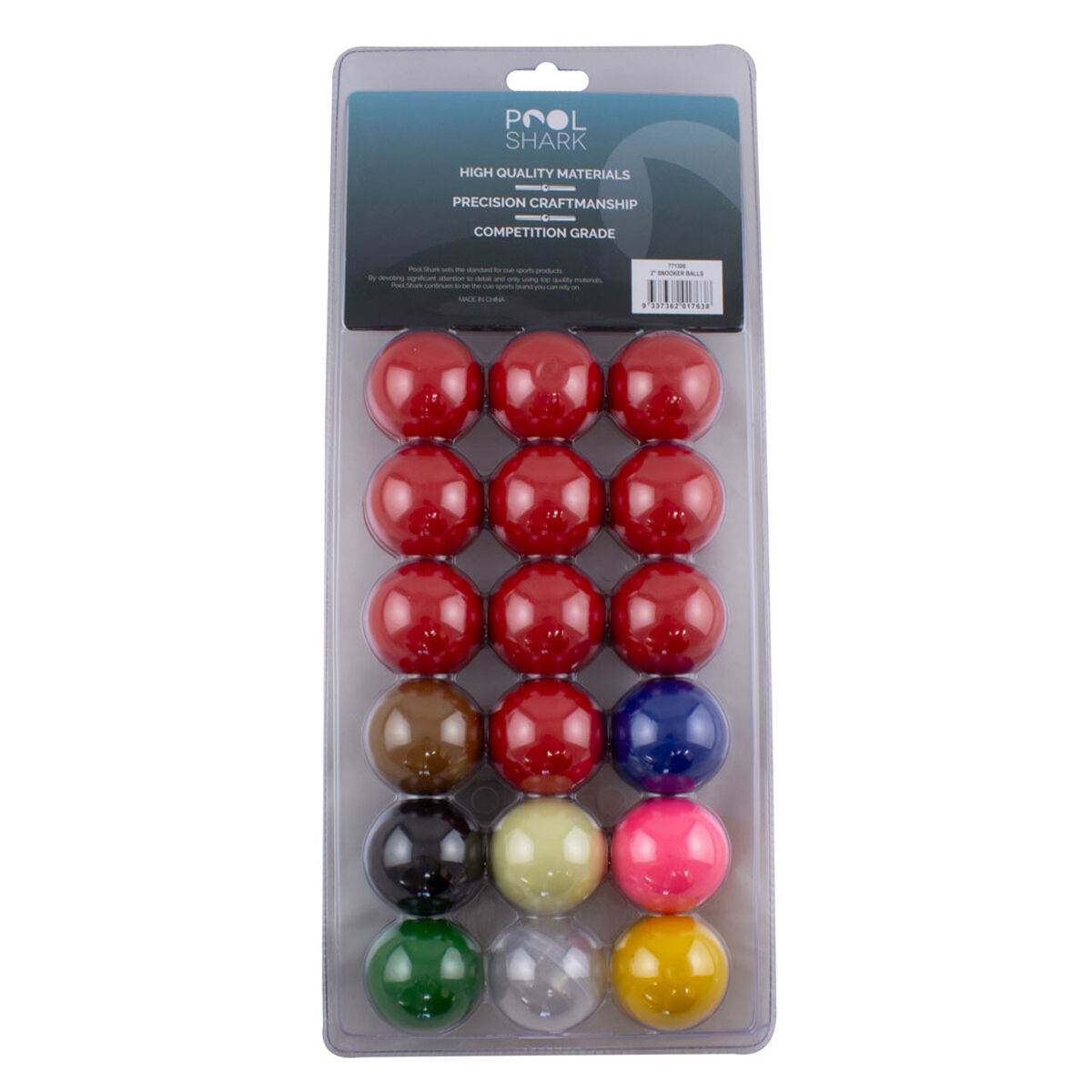 Pool Shark 2in Snooker Balls