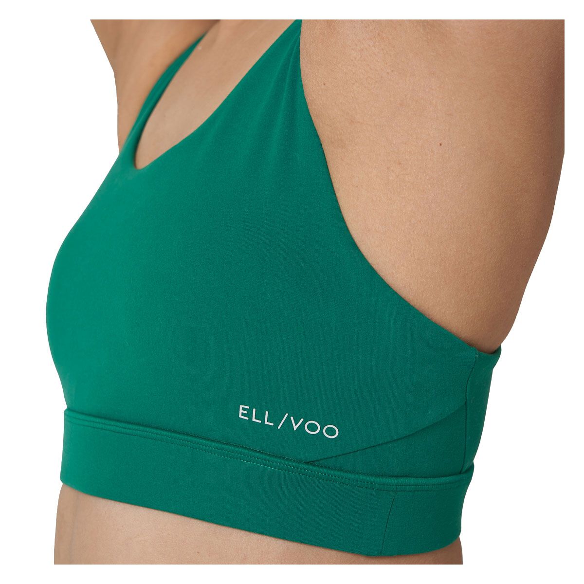 Ell/Voo Womens Studio Crop Sports Bra