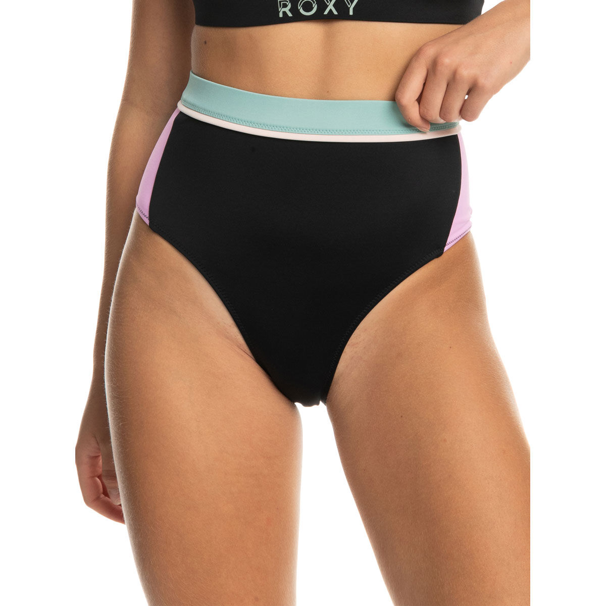 Roxy Womens Active High Waist Bikini Bottoms