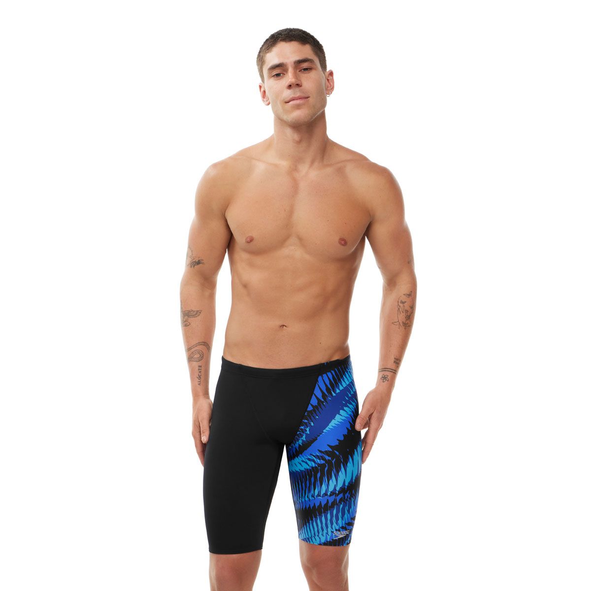 Speedo Mens Razer All Over V-Cut Jammer