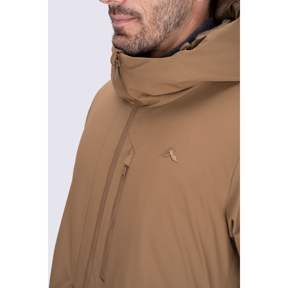 macpac Mens Orion Parka Jacket Brown XXL