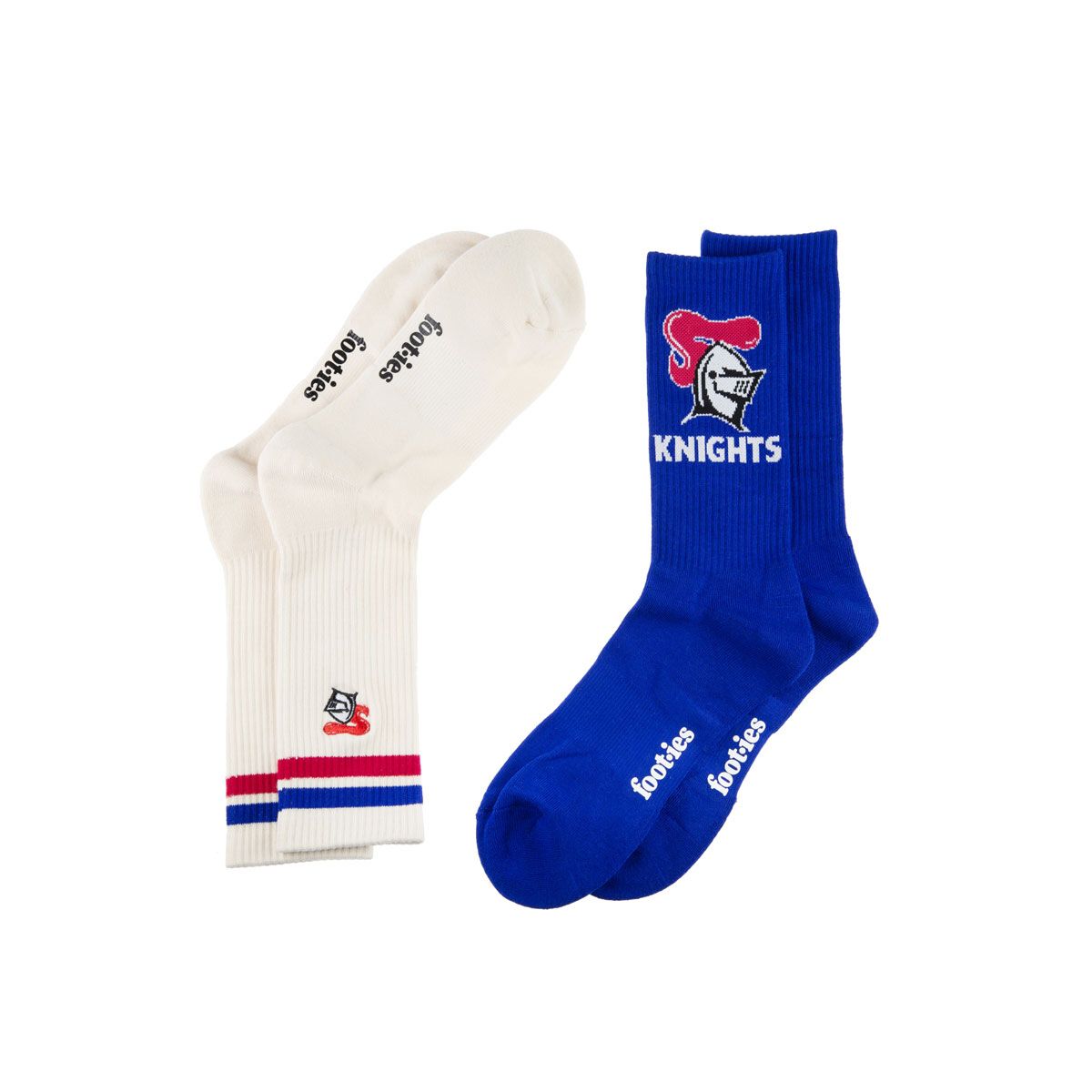 Newcastle Knights Sneaker Socks 2 Pack