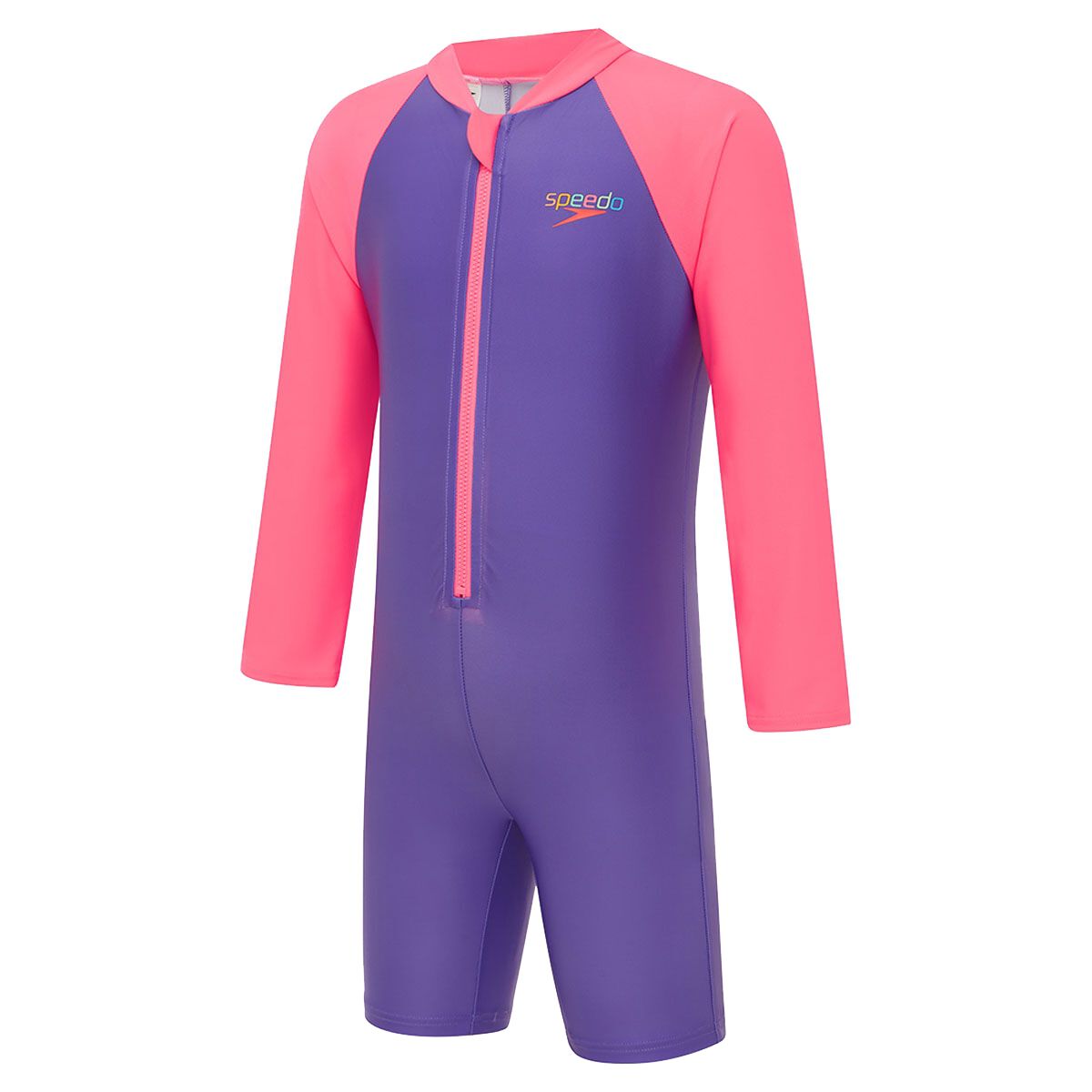 Speedo Toddler Girls Long Sleeve Zip Sunsuit