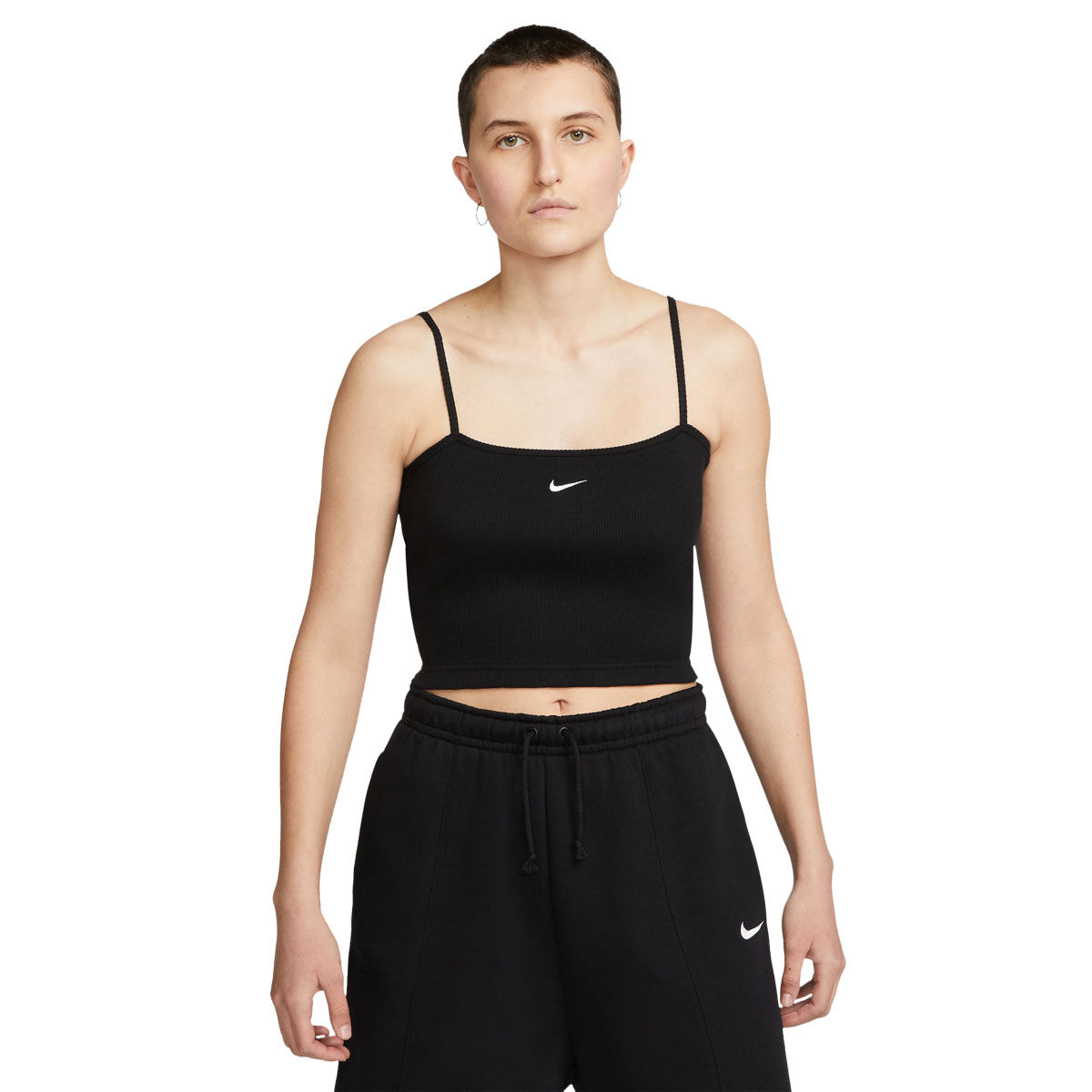 Nike Womens Sportswear Essentials Ribbed Crop Top