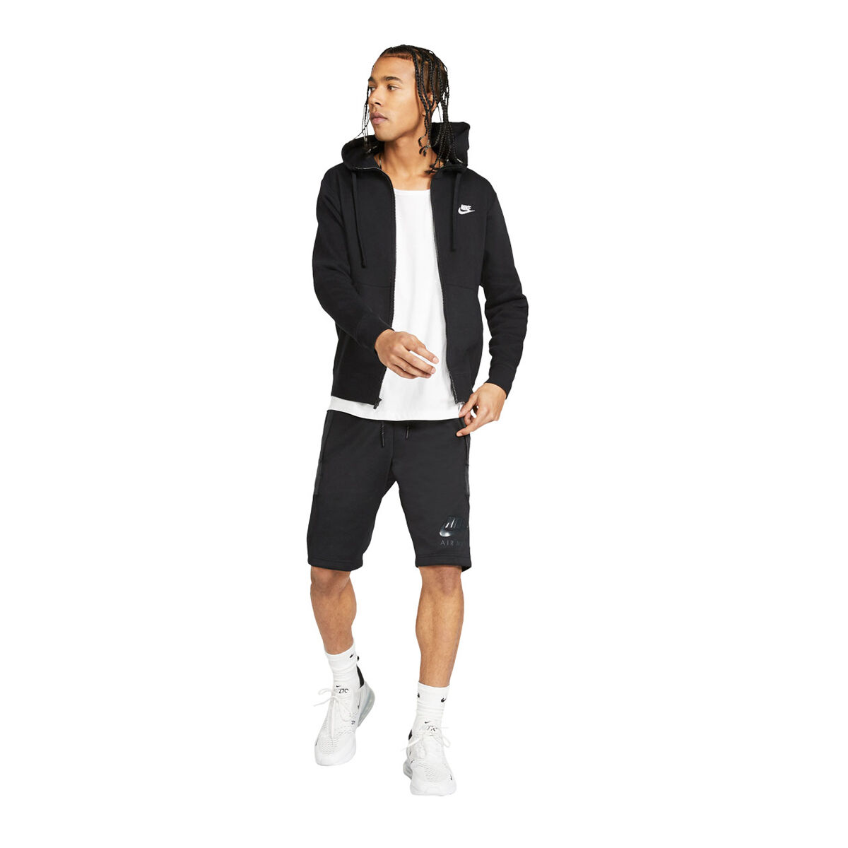 Nike Mens Sportswear Club Fleece Full-Zip Hoodie