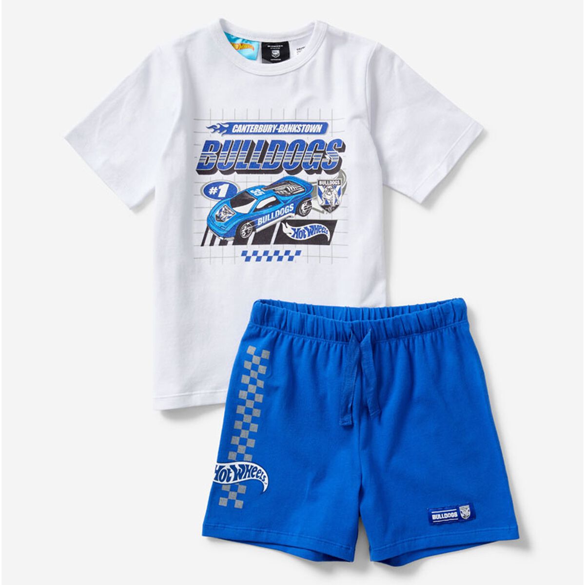 Canterbury-Bankstown Bulldogs Kids NRL x Hot Wheels Pyjama Set