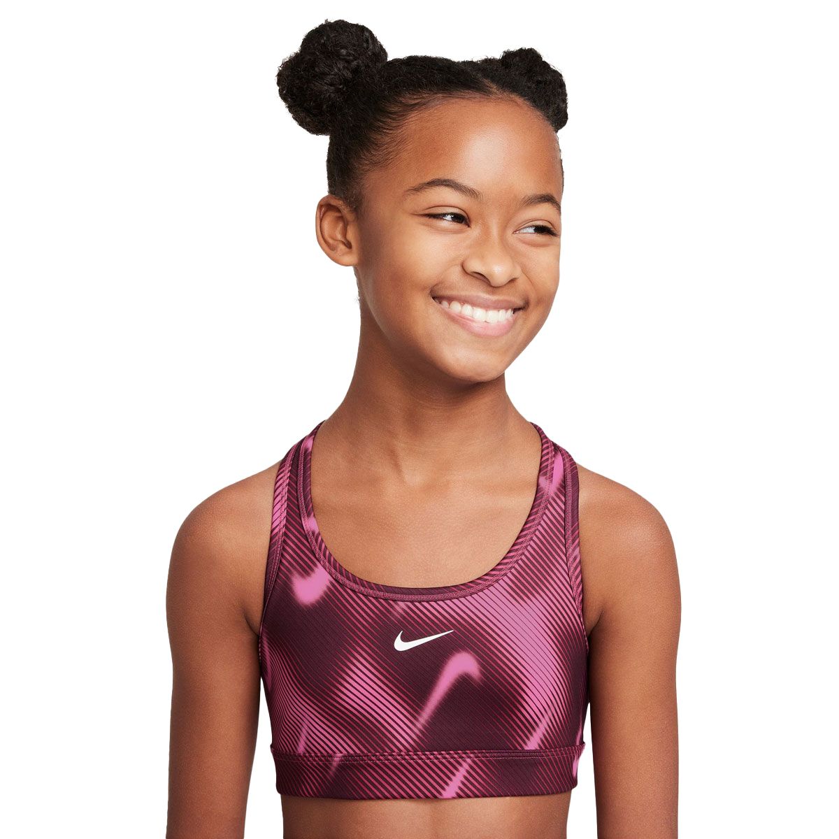 Nike Pro Junior Swoosh All Over Print Bra