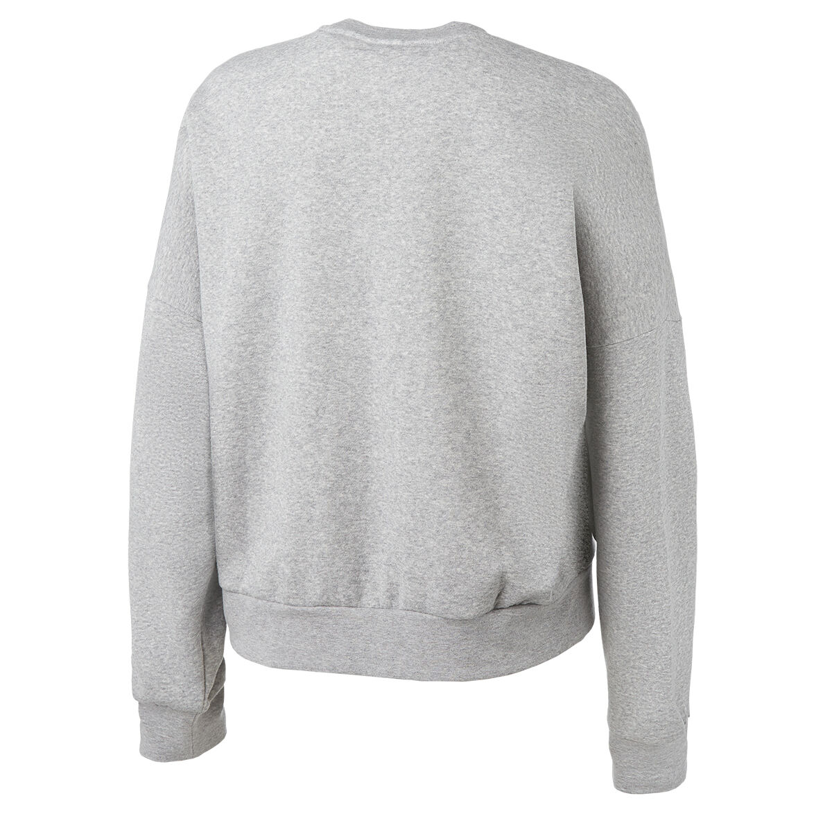 adidas Womens Feel Cozy Fleece Small Logo Crew Sweatshirt