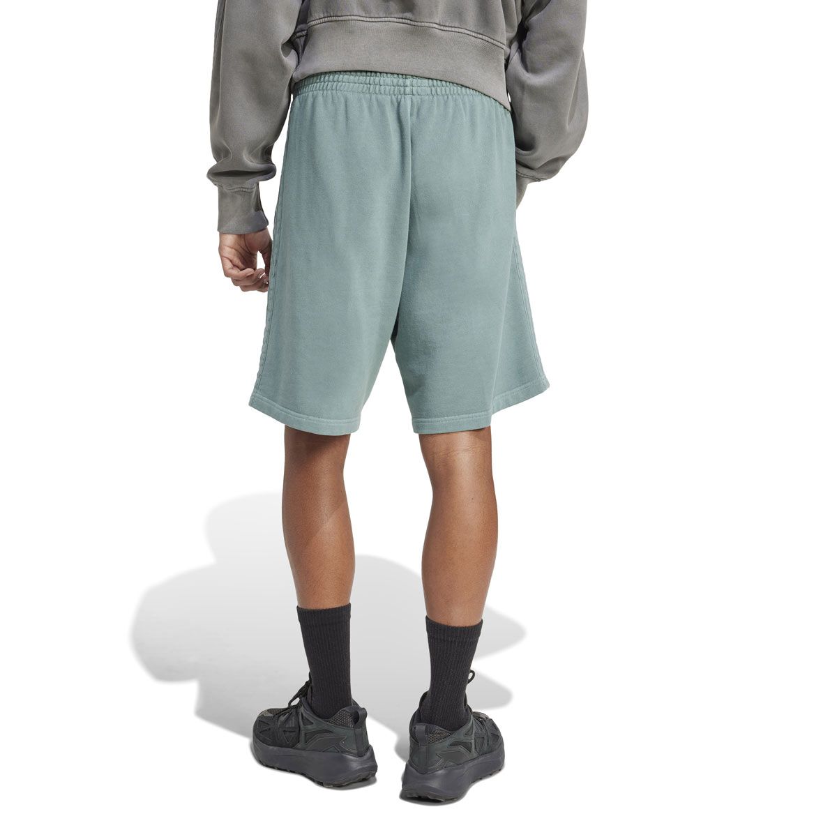 adidas Mens ALL SZN Fleece Pigment Dye Loose 8 Inch Shorts