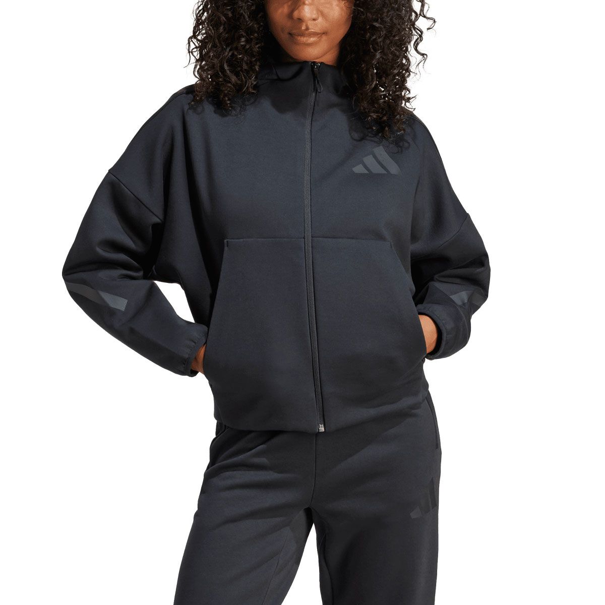 adidas Womens Z.N.E. Full Zip Hoodie