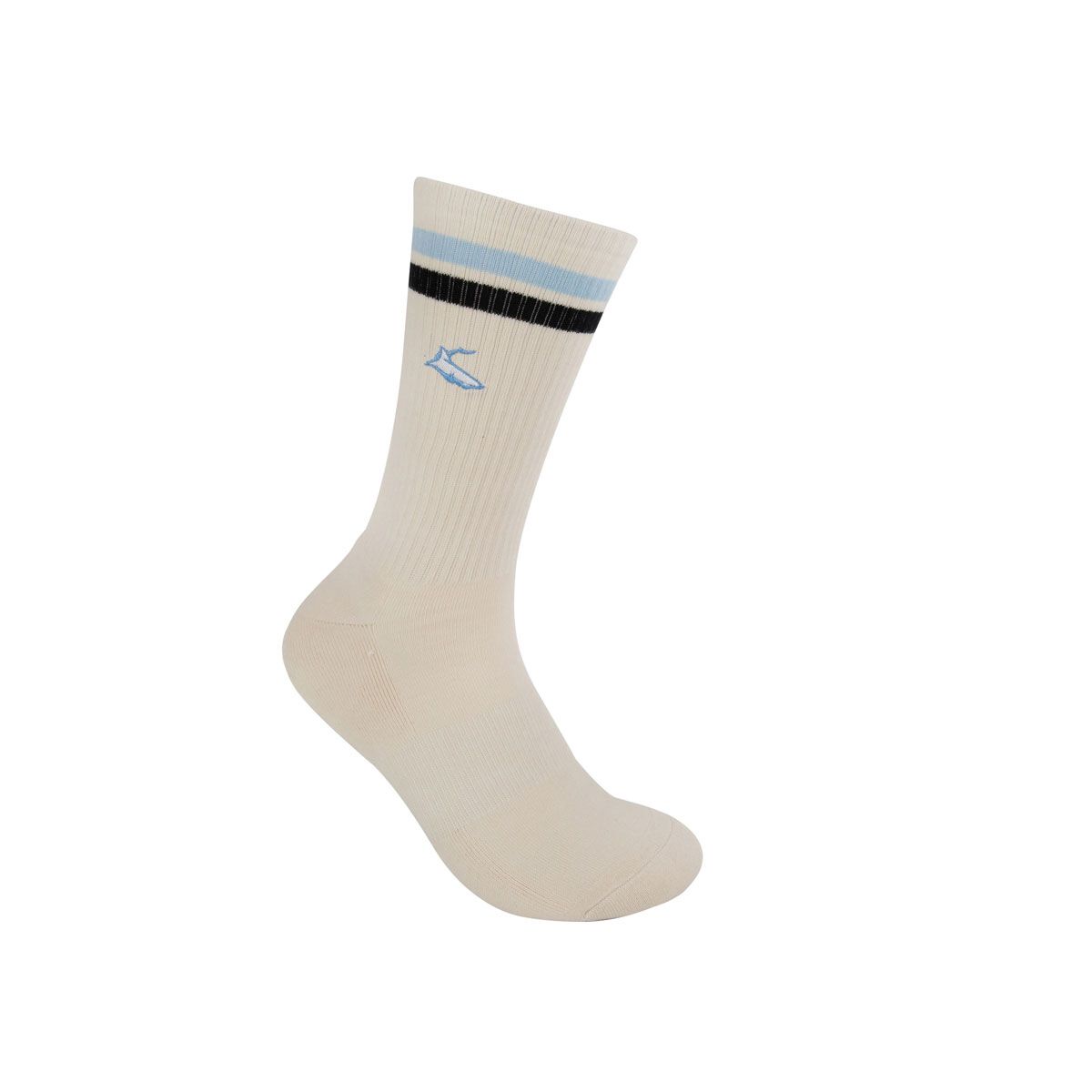 Cronulla-Sutherland Sharks Sneaker Socks 2 Pack Black/Cream M/L
