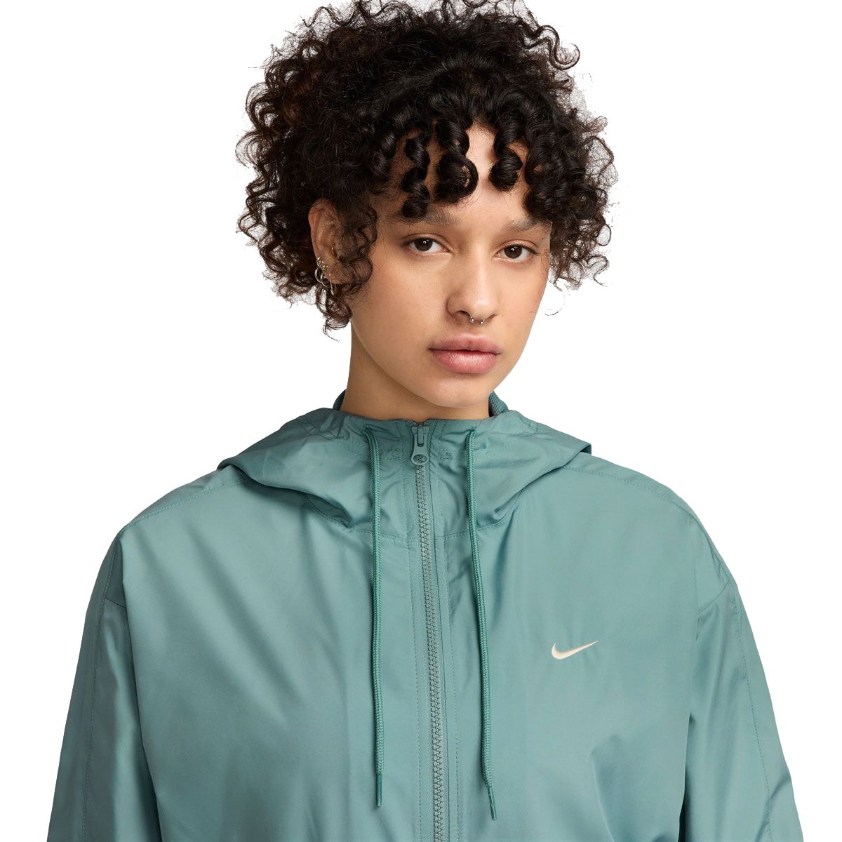 Nike Womens Sportswear Classic Woven Loose UV Hooded Jacket