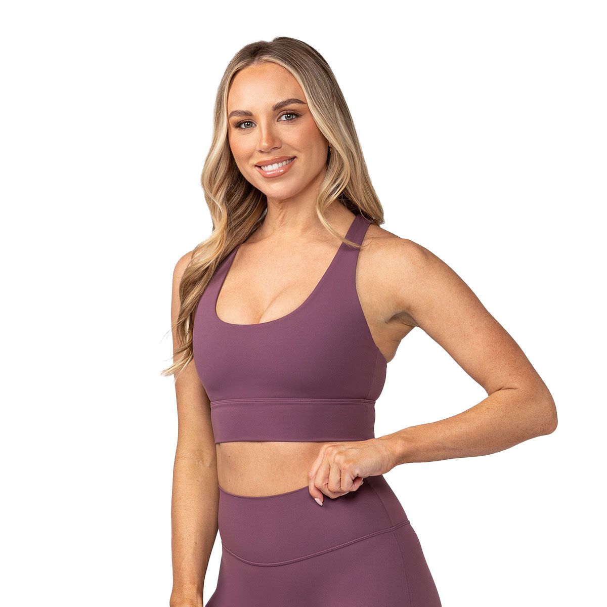 Muscle Nation Womens Allure Longline Sports Bra