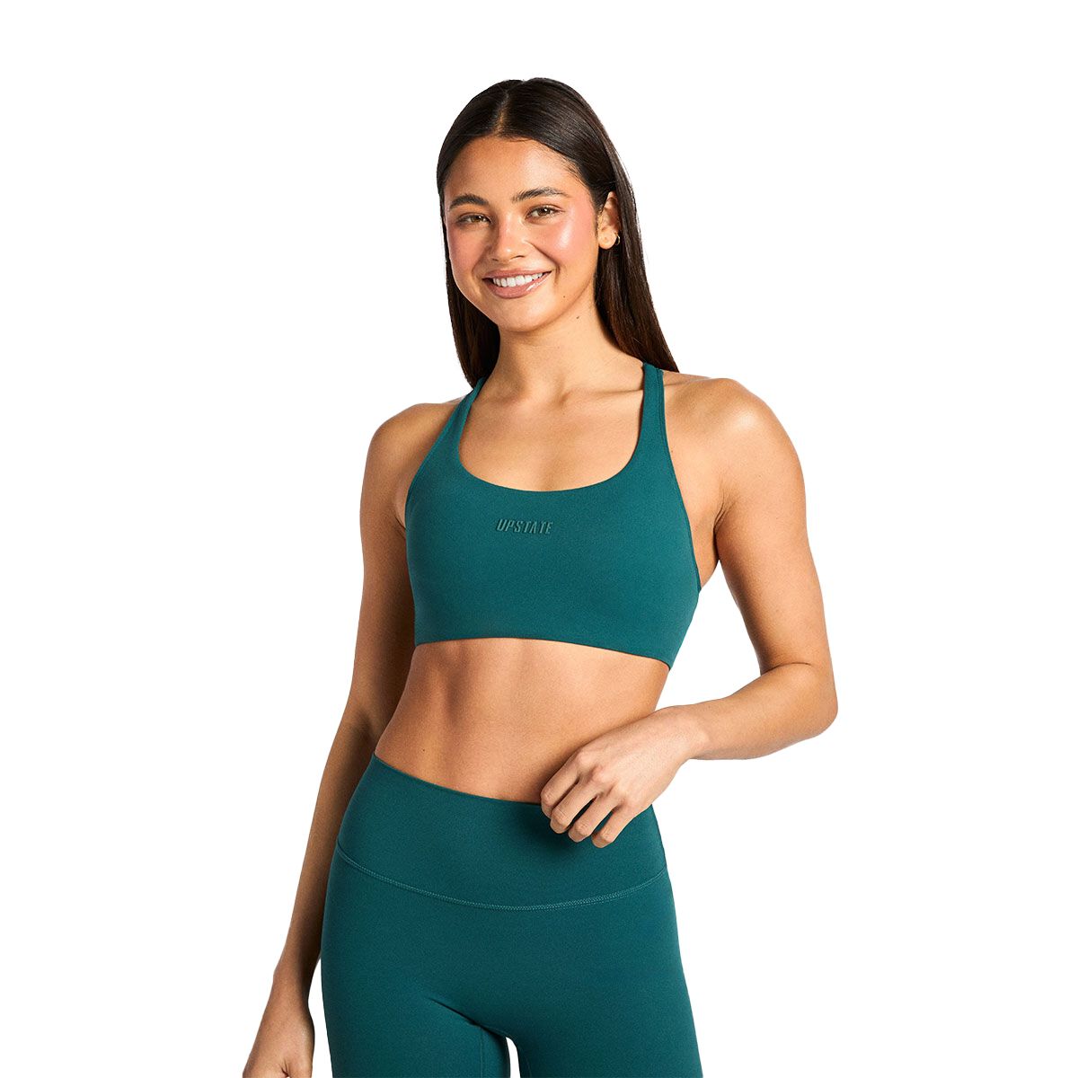 Upstate Womens Air Sculpt Move Crop Sports Bra