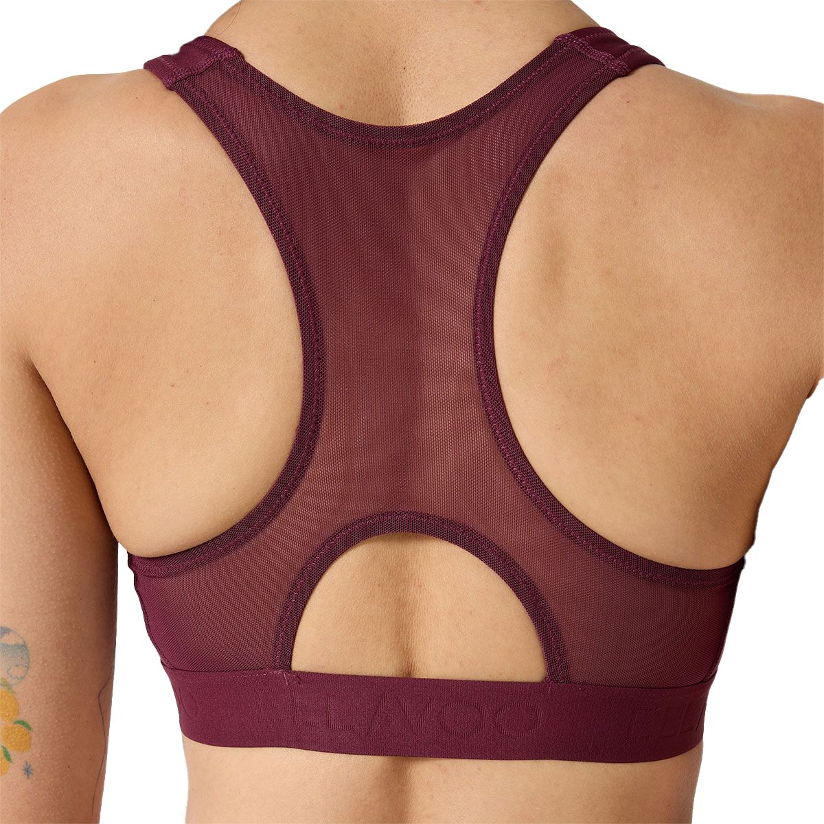 Ell/Voo Womens Essentials Training Crop Sports Bra