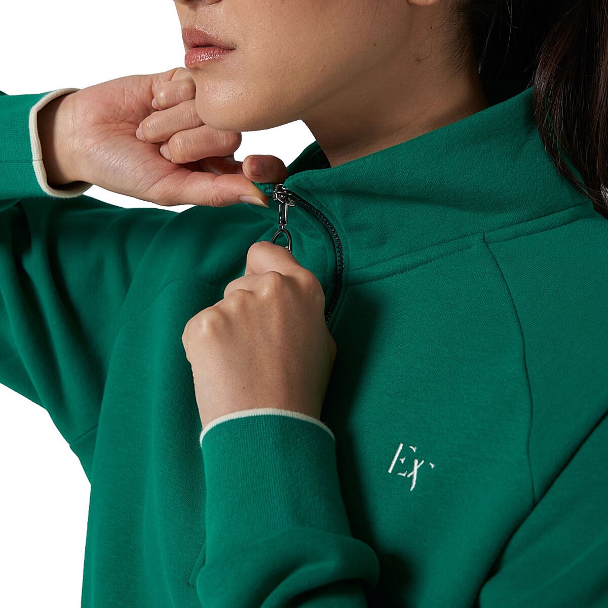Ell/Voo Womens Freja Fleece 1/4 Zip Pullover