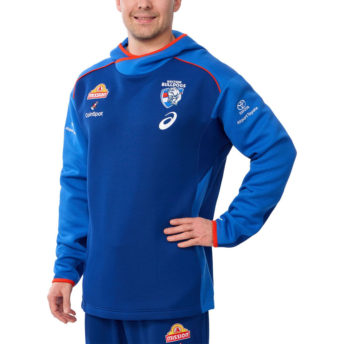 Western Bulldogs Mens 2025 Training Hoodie