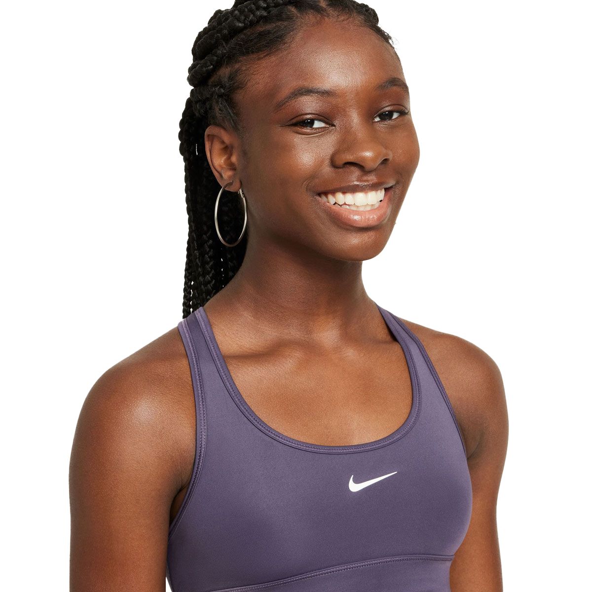Nike Junior Dri-FIT Swoosh Sports Bra